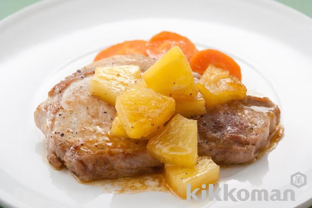 Sauteed Pork with Pineapple Sauce
