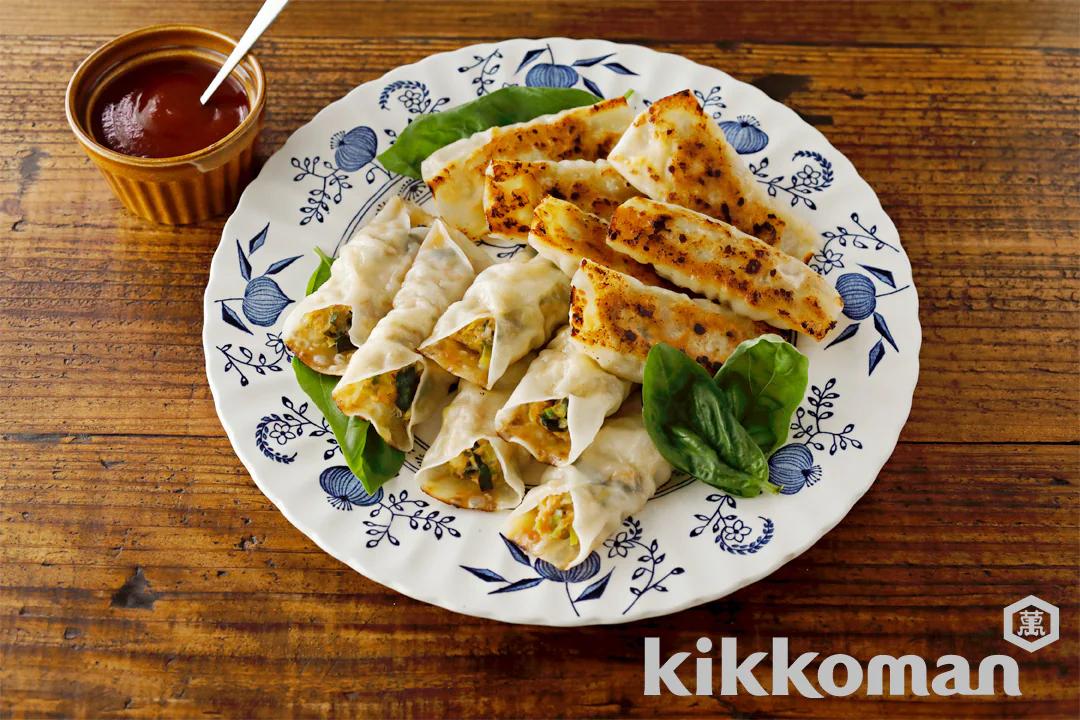 Wrap-Style Basil Chicken Dumplings