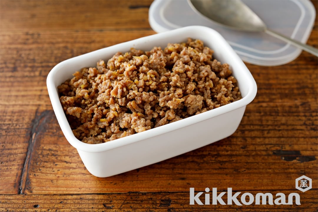 Japanese Ground Chicken and Pork (Soboro)