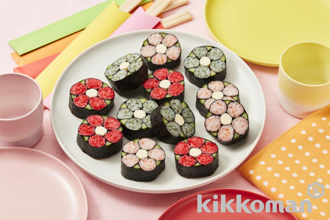 Flower Sushi Rolls