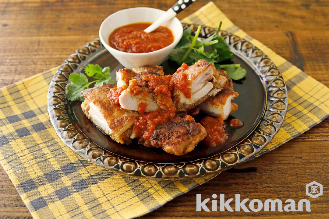 Fried Chicken with Chili Sauce (Less Oil)