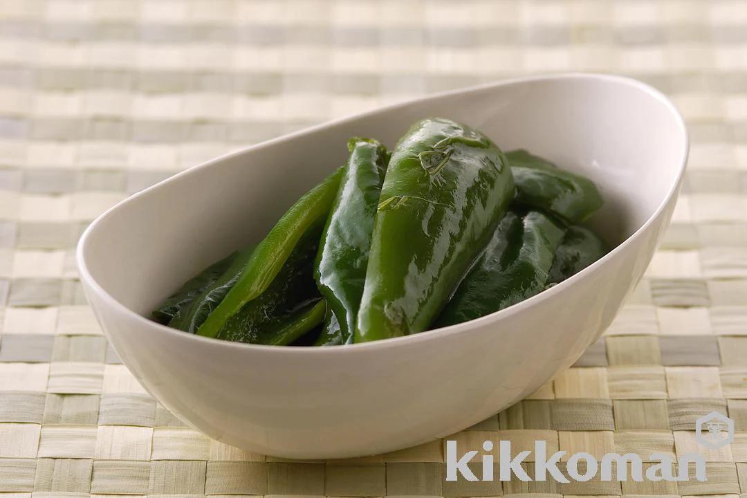 Simmered Green Peppers