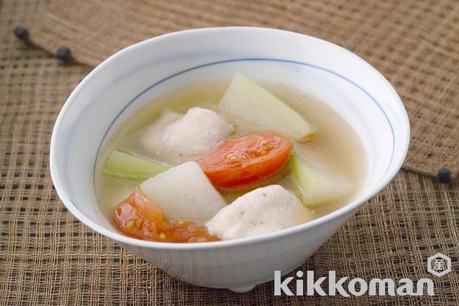 Winter Melon and Chicken Tomato Soup