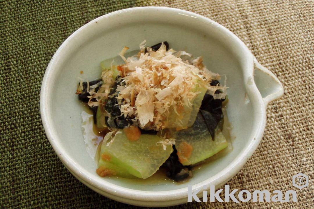 Winter Melon and Plum Bonito Flake Salad