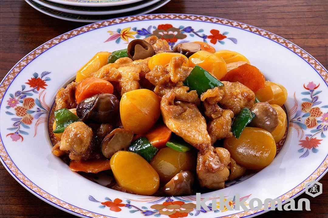 Chinese-style Simmered Chicken and Chestnuts