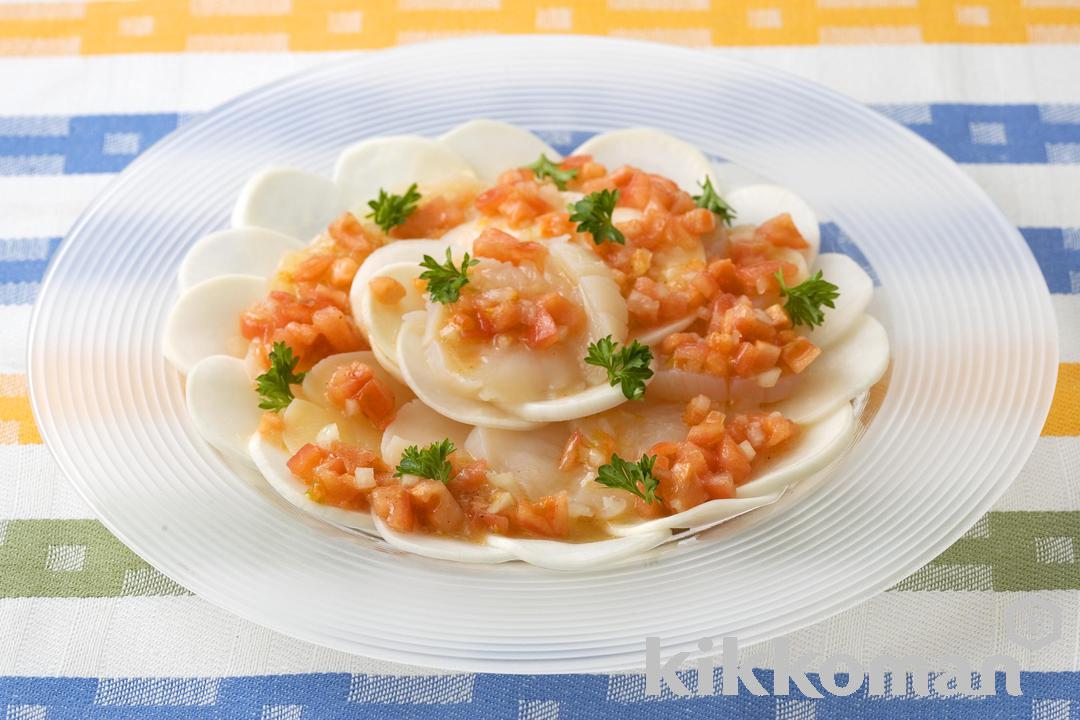 Scallop and White Turnip Salad