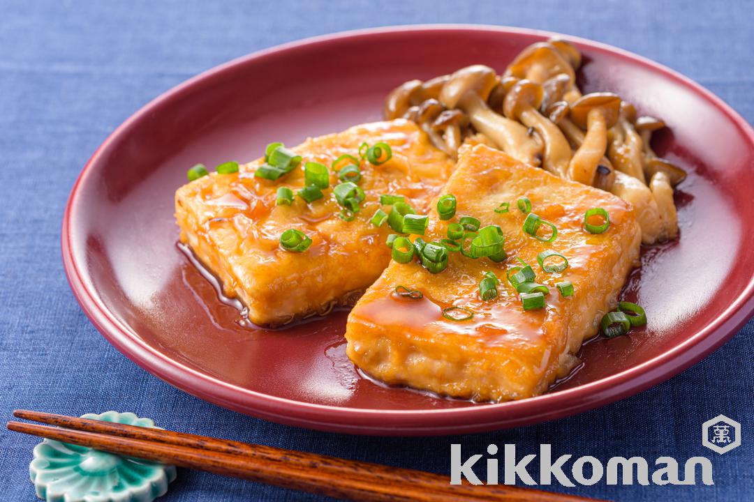 Tofu Steak in Mushroom Sauce