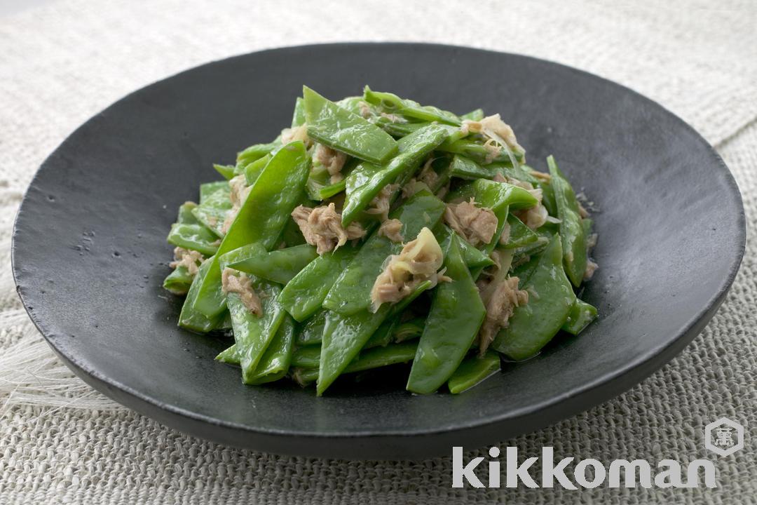 Snow Peas and Tuna Saute