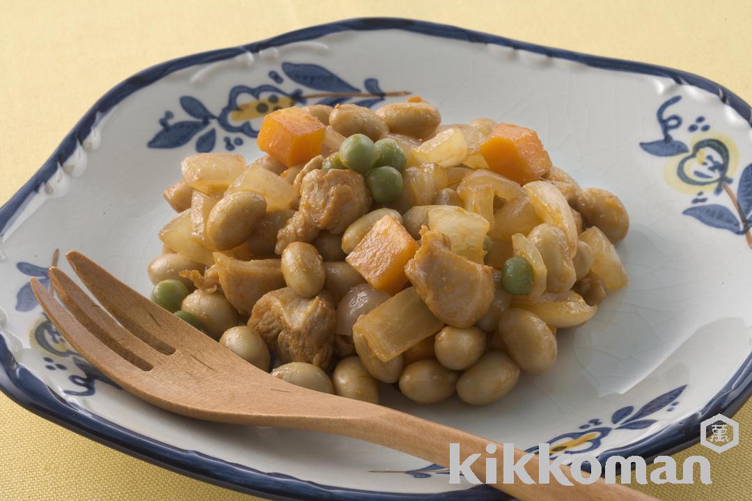 Simmered Soybeans in Ketchup