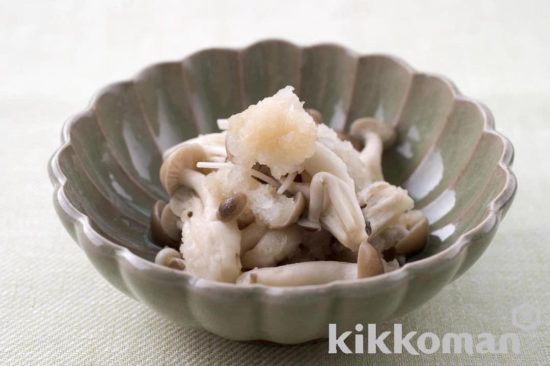 Mushrooms with Grated Radish