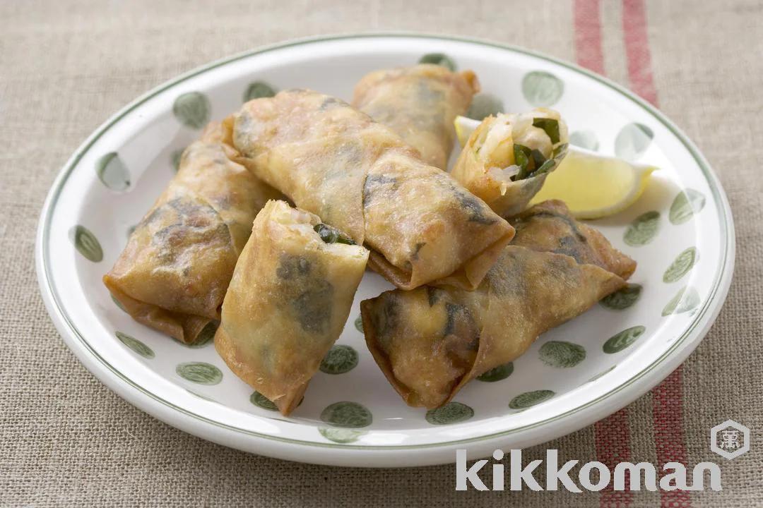 Steamy Shrimp and Chickpea Spring Rolls