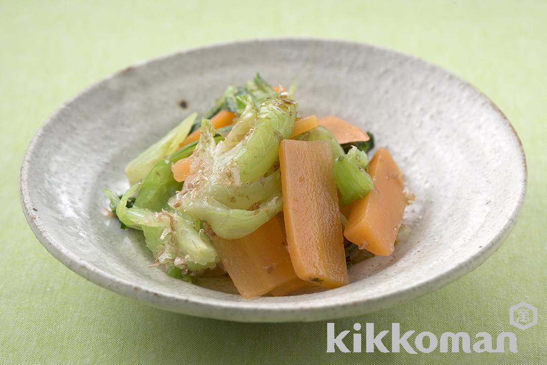 Bok Choy and Carrot Ohitashi