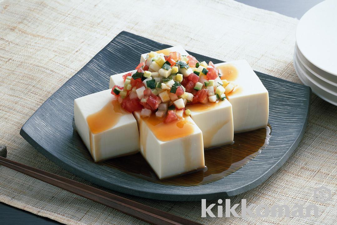 Diced Vegetable and Tofu Salad