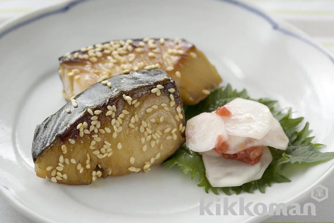 Sesame-Flavored Grilled Spanish Mackerel