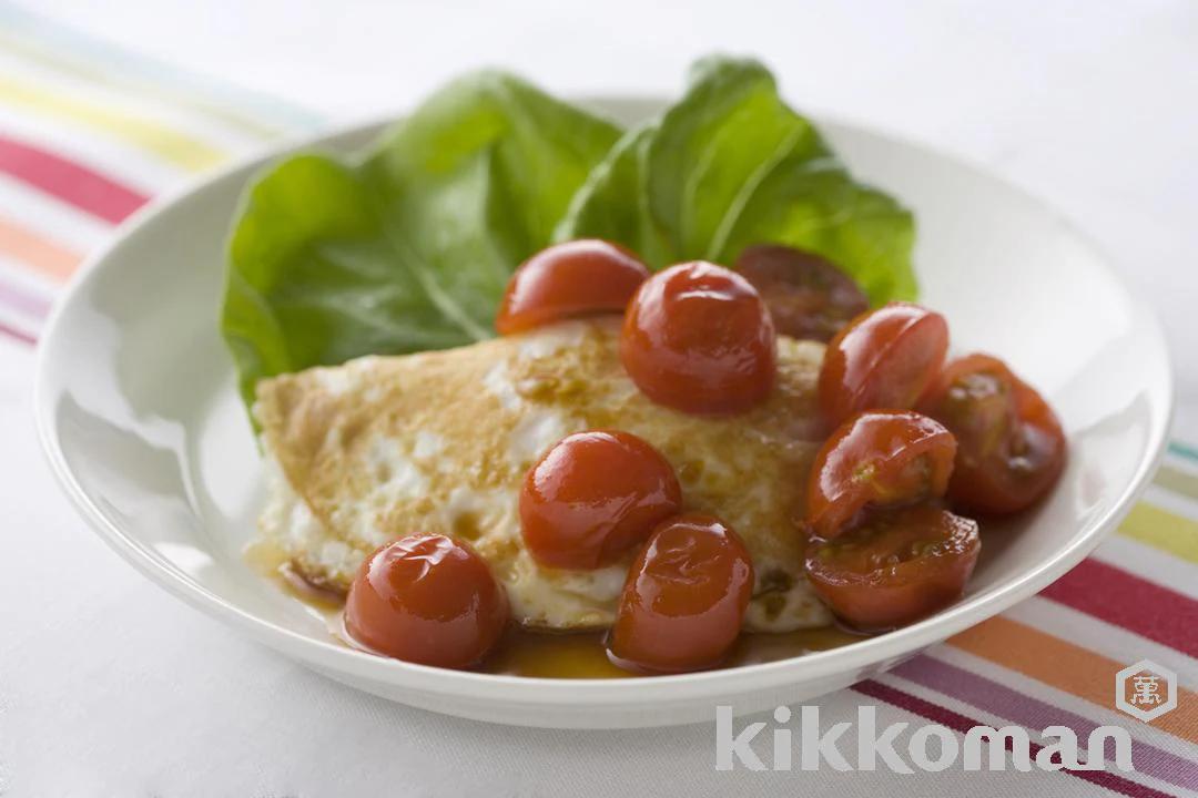 Cherry Tomato Omelet with Soy Sauce