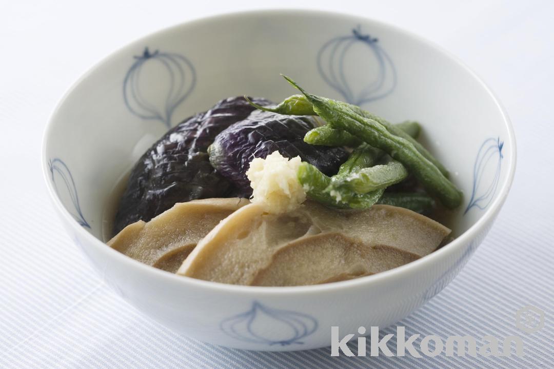 Simmered Vegetables and Wheat Gluten