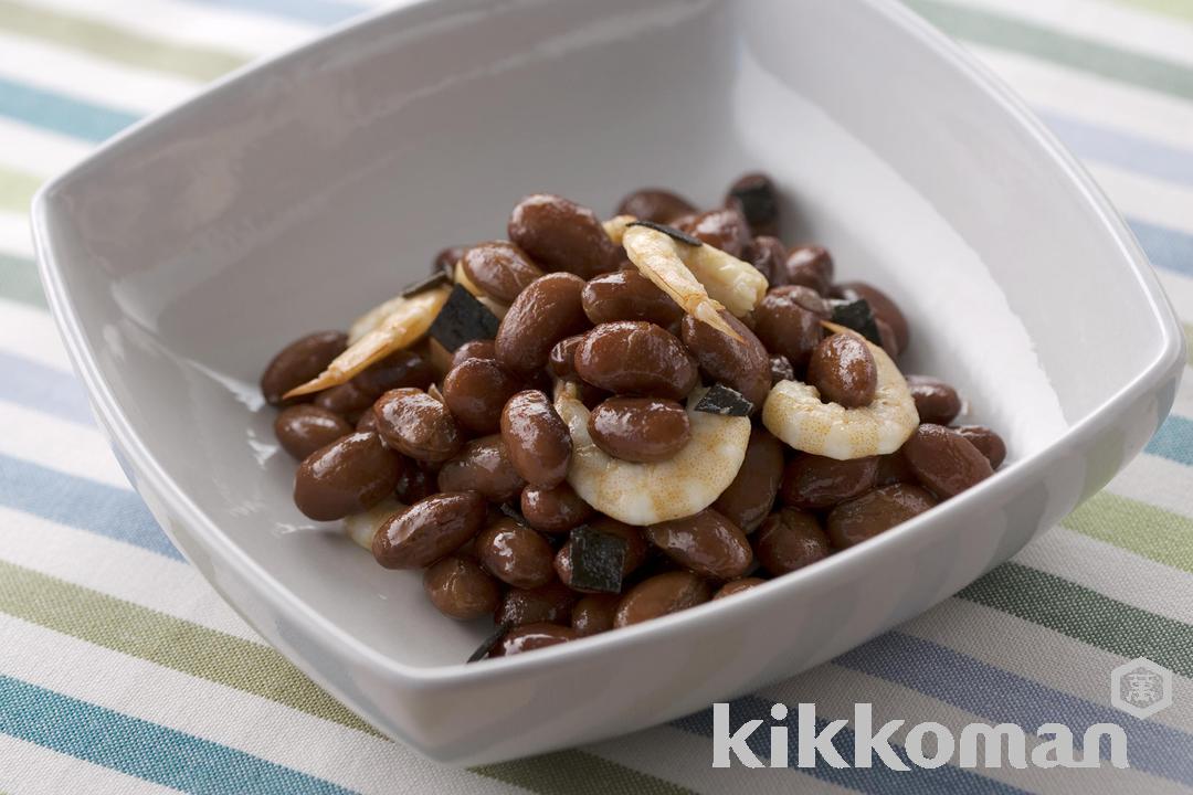 Boiled Kidney Beans and Kombu