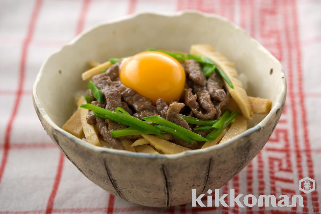 Bamboo Shoot Namul with Beef Bibimbap