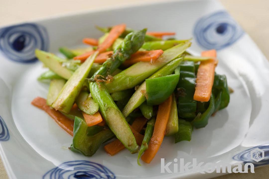 Sauteed Vegetables with Katsuobushi Flakes