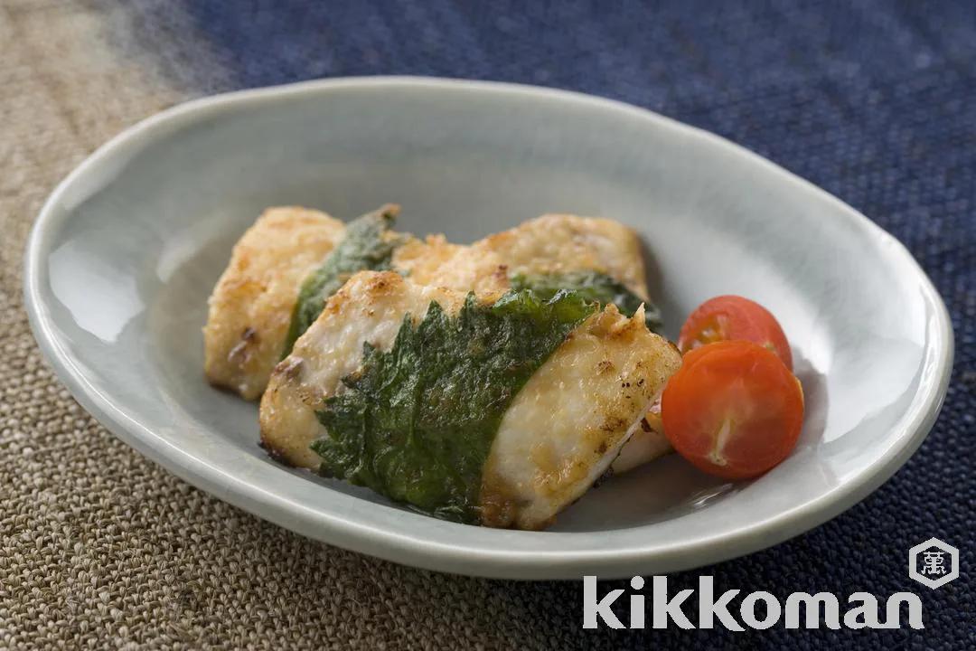 Fried Marlin Perilla Wraps
