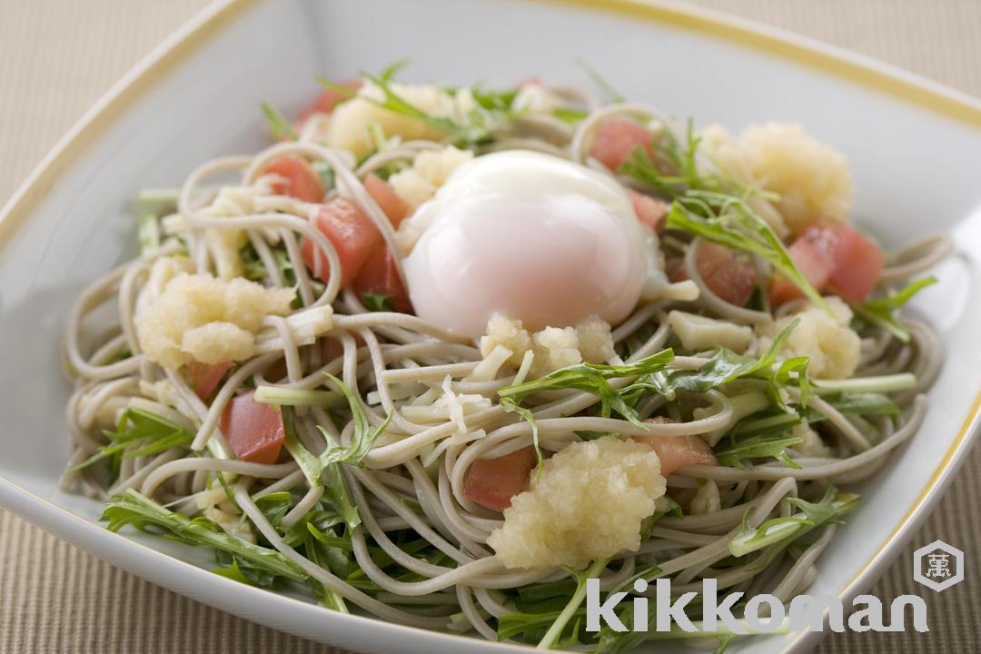 Soba Salad with Scallops and Tomatoes