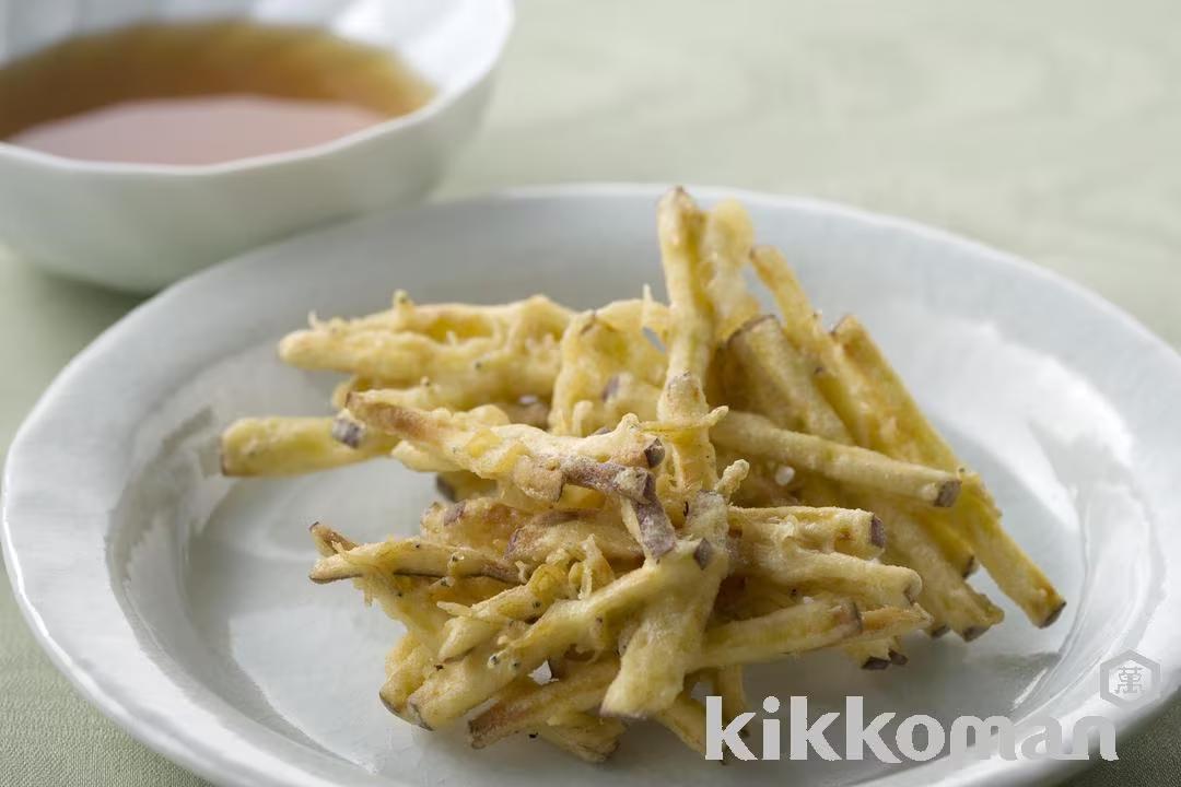 Deep-Fried Sweet Potato and Dried Young Sardines