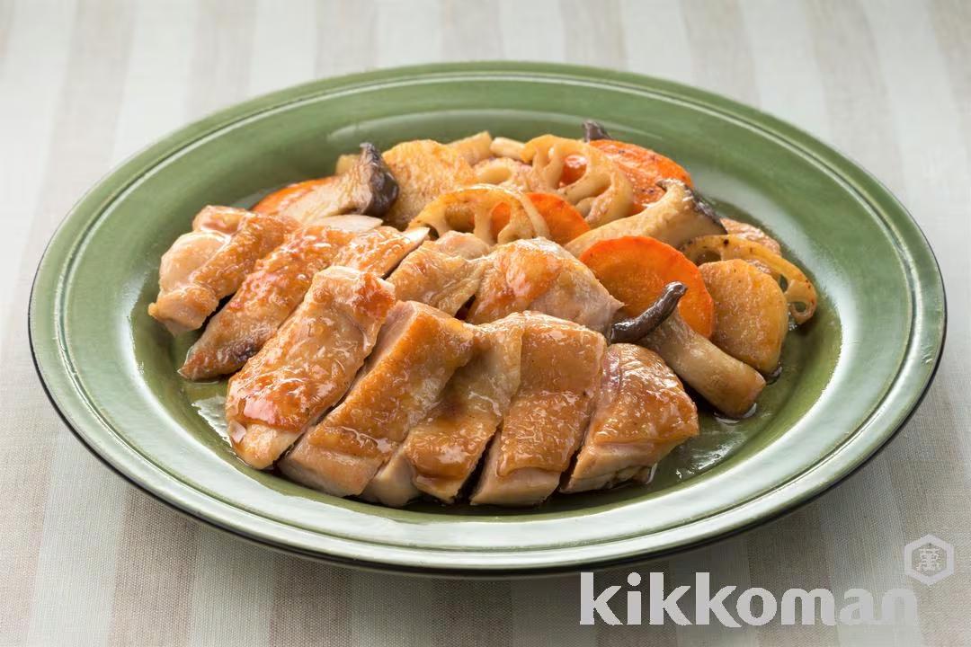 Fried Chicken and Spring Onions