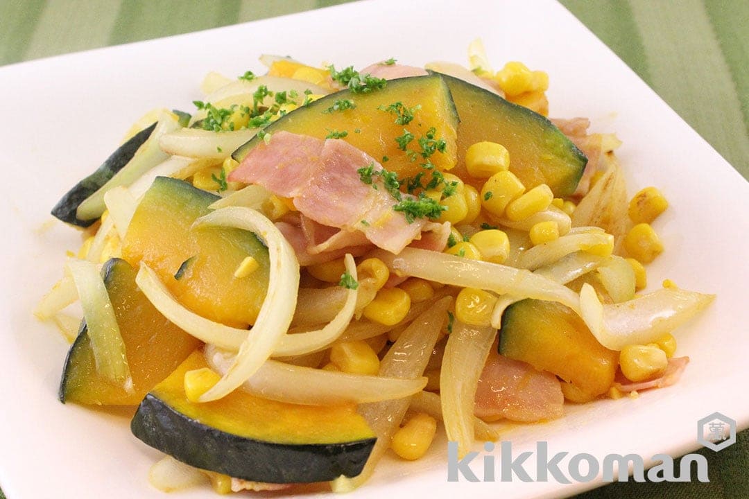German-Style Kabocha Squash and Corn