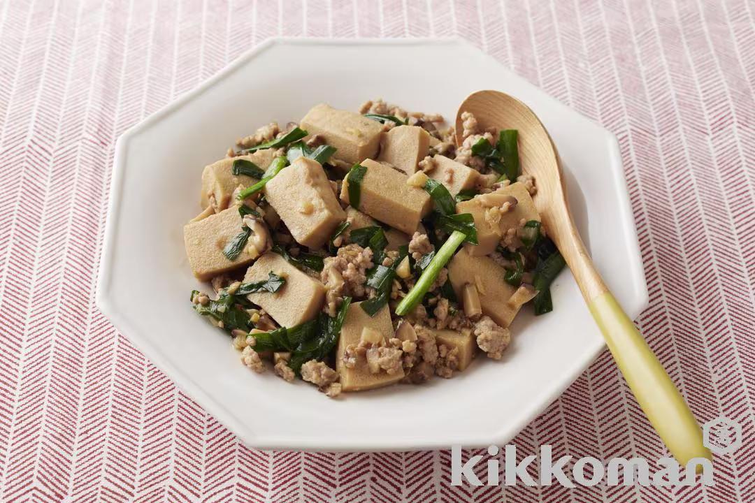 Minced Chicken and Koya Tofu Stir-fry