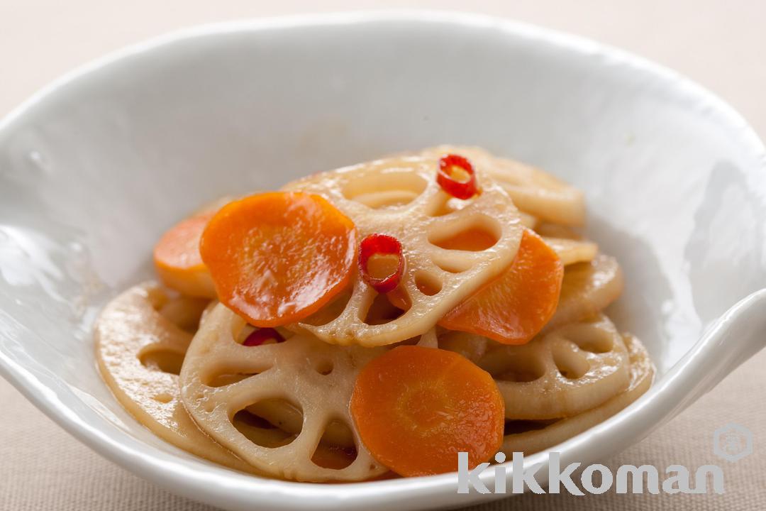 Lotus Root and Carrot Kinpira