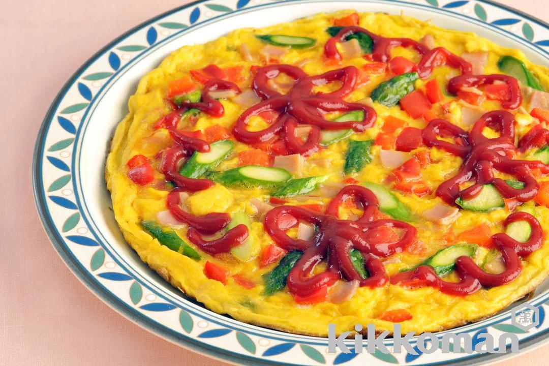 Omelet Pizza