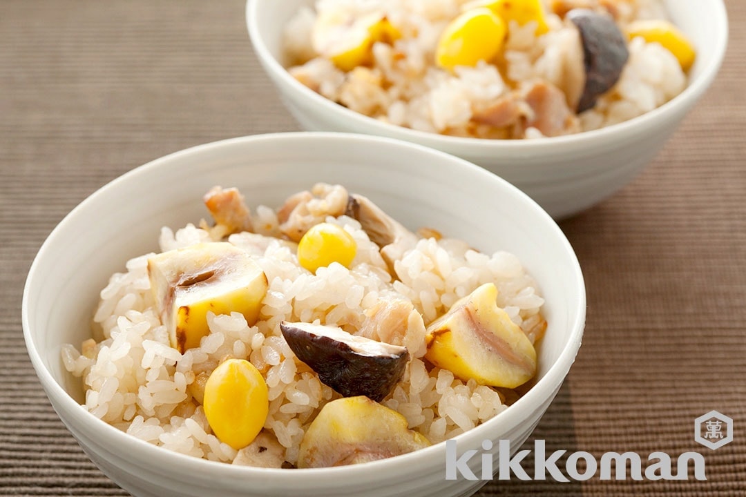 Mixed Rice with Chestnuts and Chicken