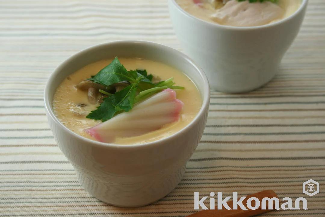 Easy Japanese Steamed Savory Egg Custard