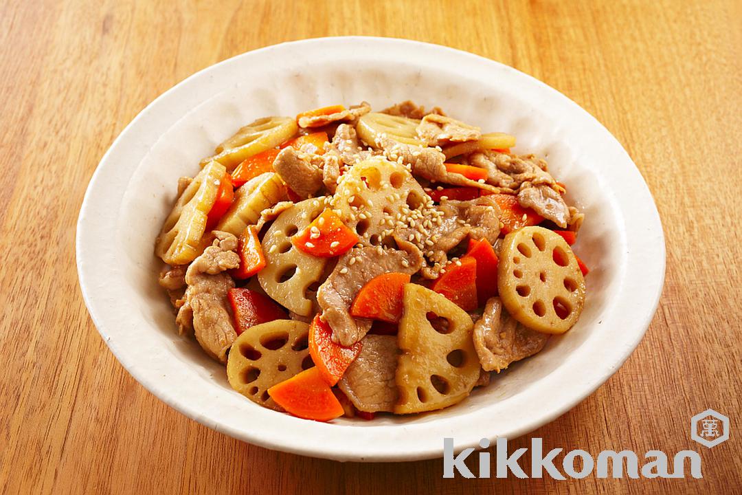 Lotus Root and Pork Kinpira