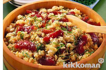 Rice with Soy-Sauce Pickled Bonito (Katsuo gohan)