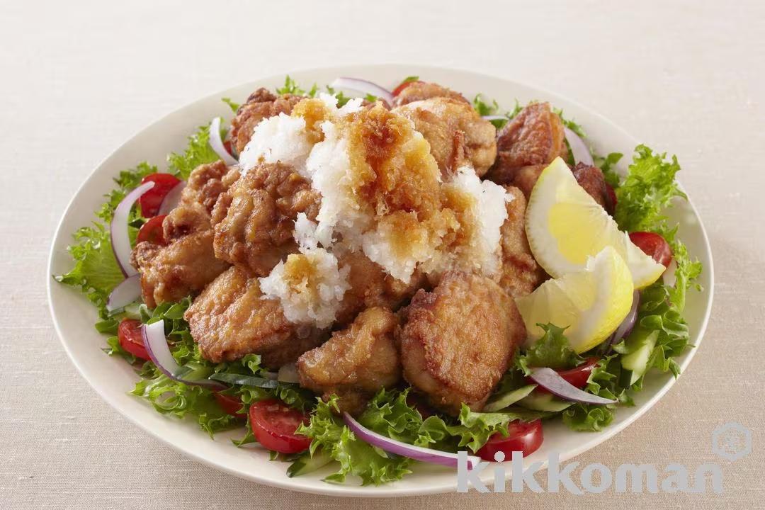 Karaage with Grated Daikon Radish