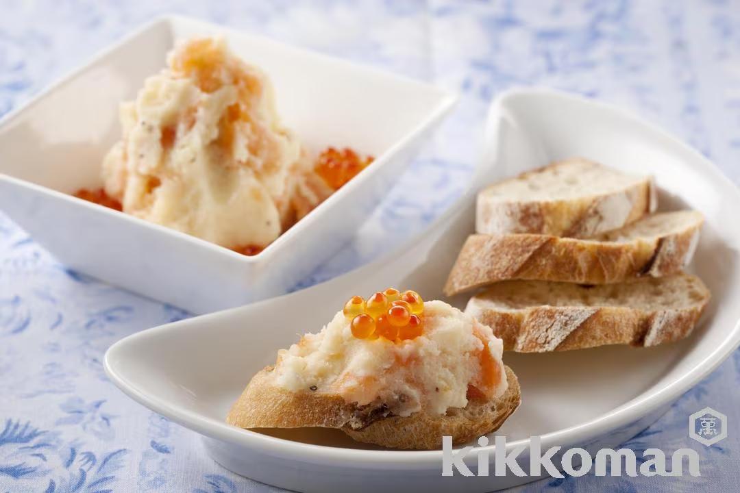Smoked Salmon and Potato Canapes