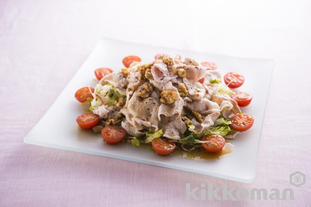 Pork Shabu-shabu and Lettuce Salad