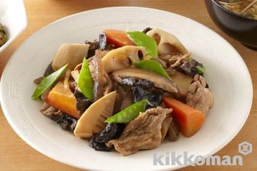 Stir-fried Root Vegetables and Pork