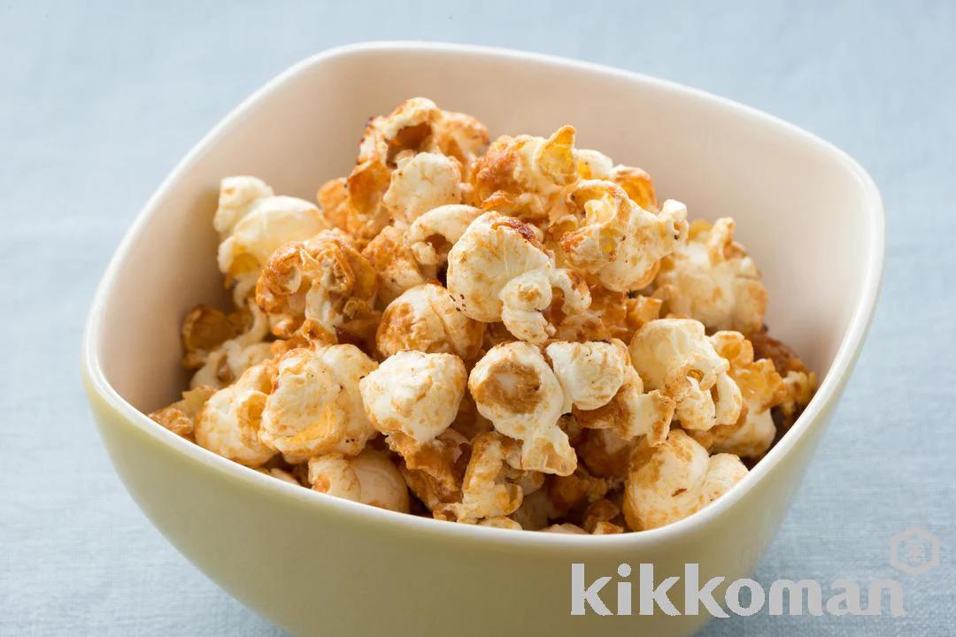 Sweet Soy Sauce Glazed Popcorn