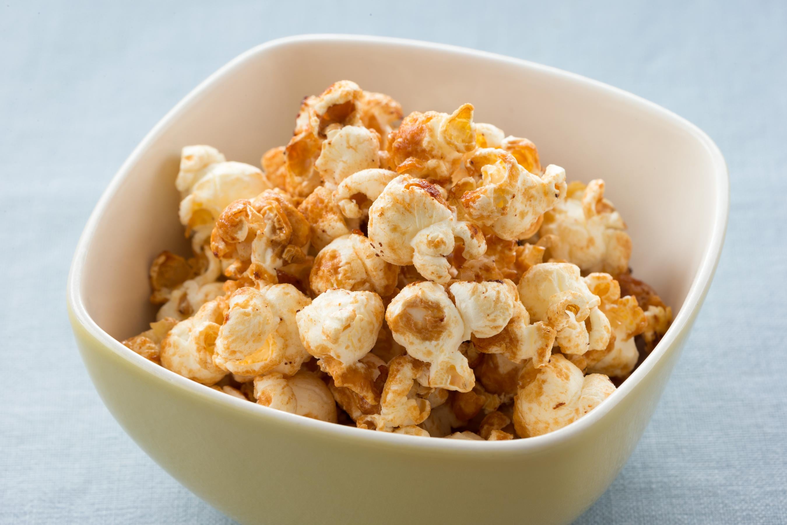 Sweet Soy Sauce Glazed Popcorn