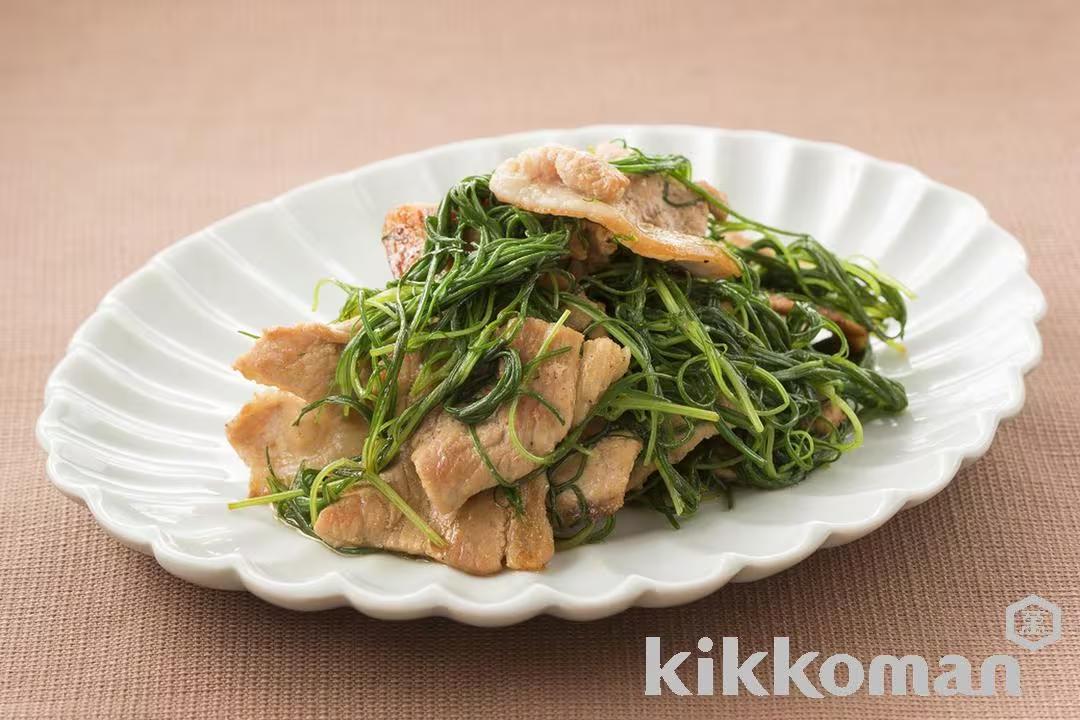 Saltwort and Pork Stir-Fry