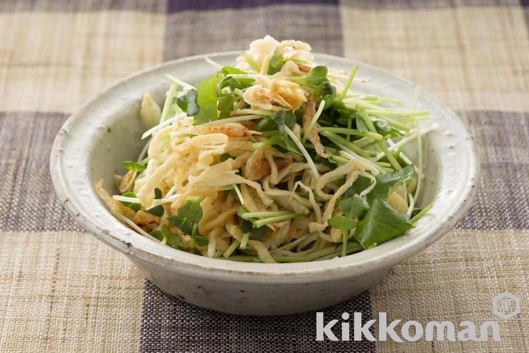 Dried Daikon with Japanese Parsley and Sakura Shrimp