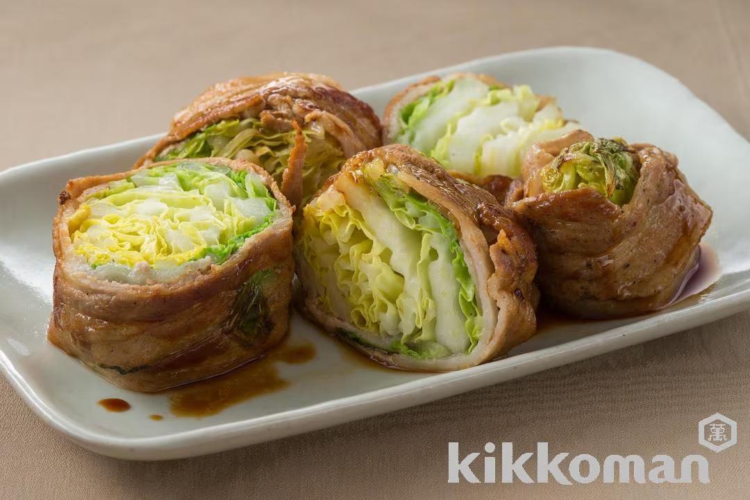 Grilled Pork-Wrapped Hakusai