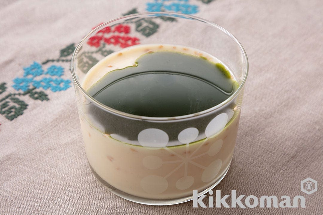 Soymilk and White Sesame Panna Cotta