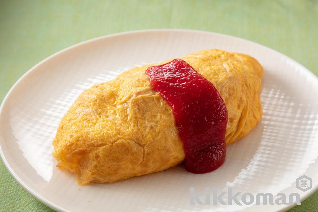 Japanese Omelette Rice with Chicken (Omurice)