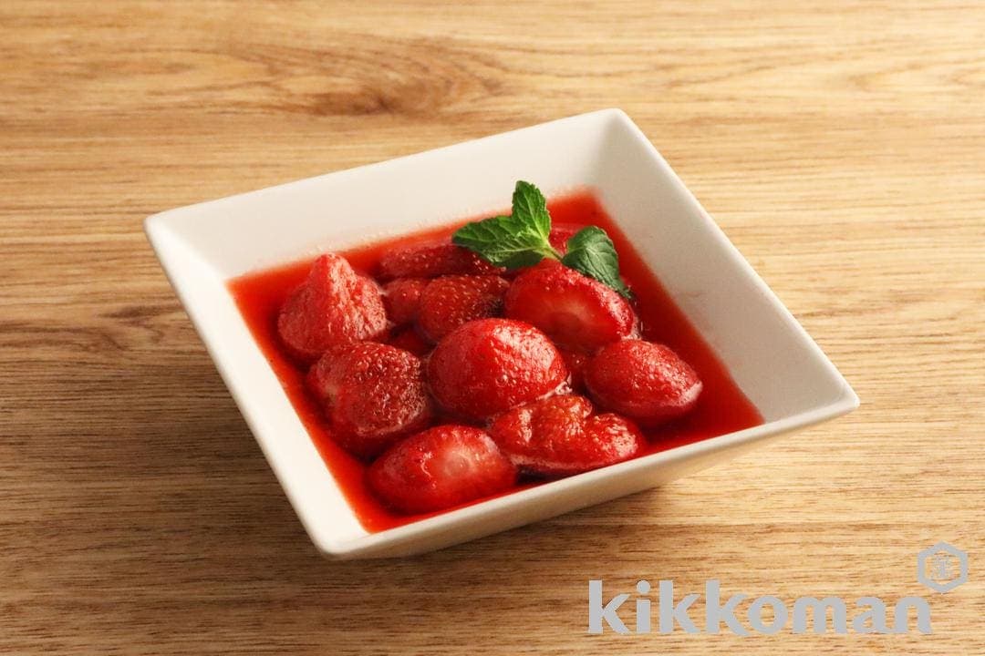 Mirin-Flavored Strawberry Compote