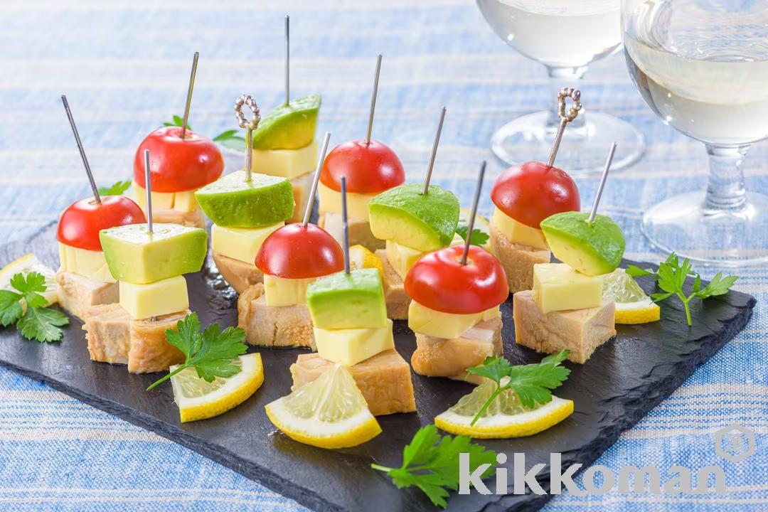 Soy-Braised Chicken Pinchos