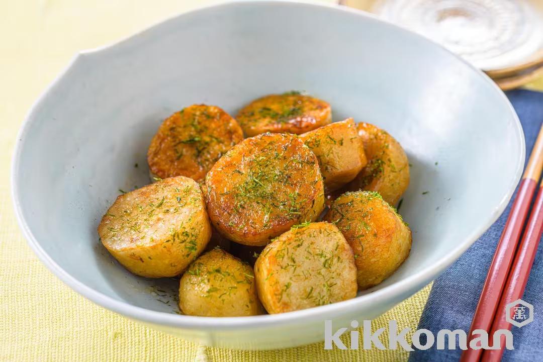 Japanese Taro Sauteed in Butter Soy Sauce