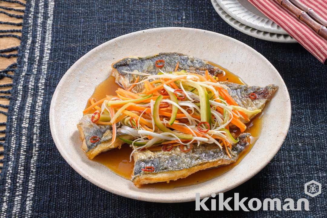 Spicy Vinegar-Marinated Horse Mackerel (Low Sodium)